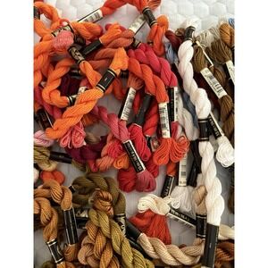 141 Skeins DMC Perle Cotton Embroidery Thread/Floss - Sizes 3 & 5